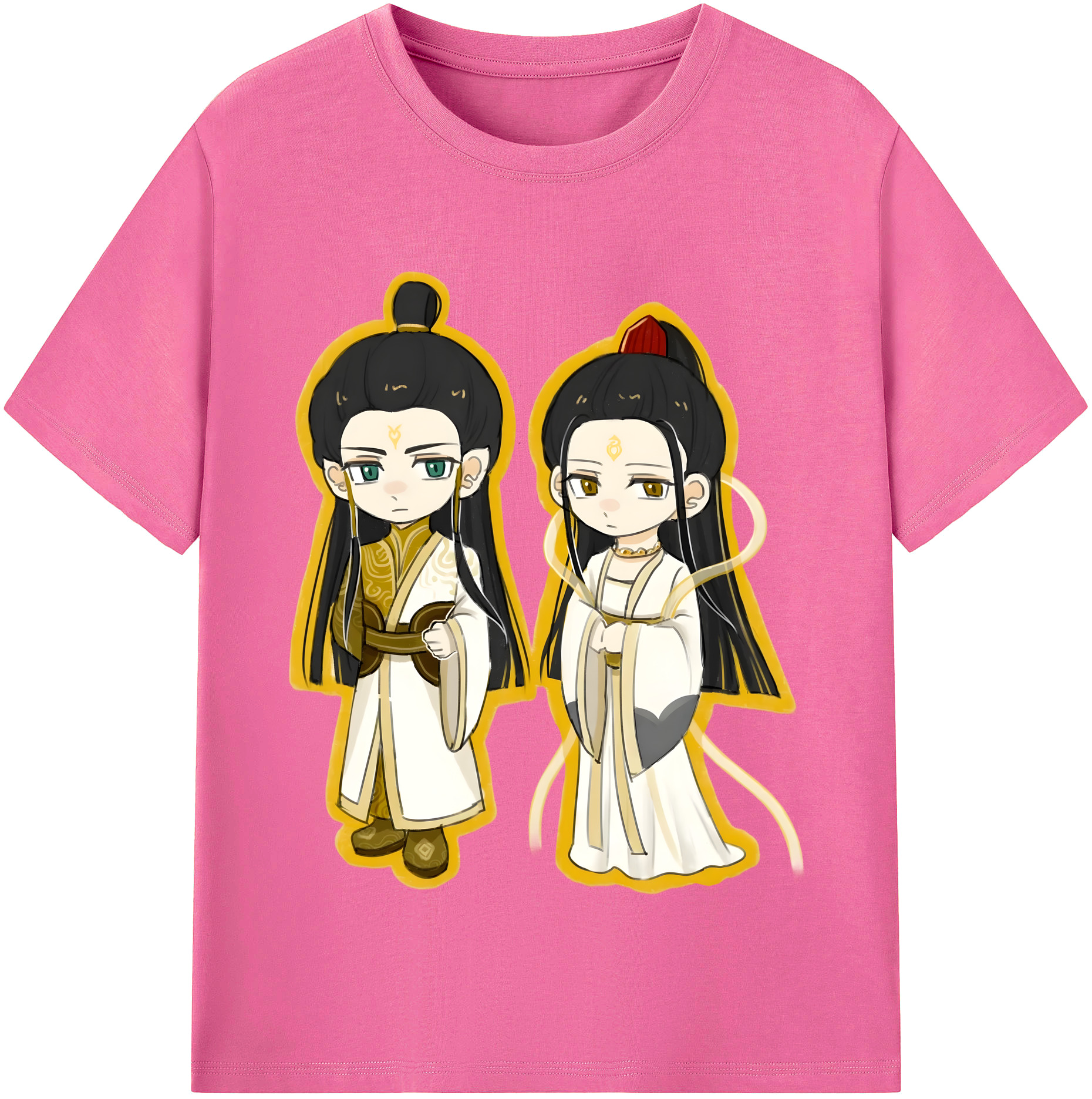 （画像用） Ne Zha 2 ナタ 魔童の大暴れ レディースカジュアルプリントTシャツ（綿100％）